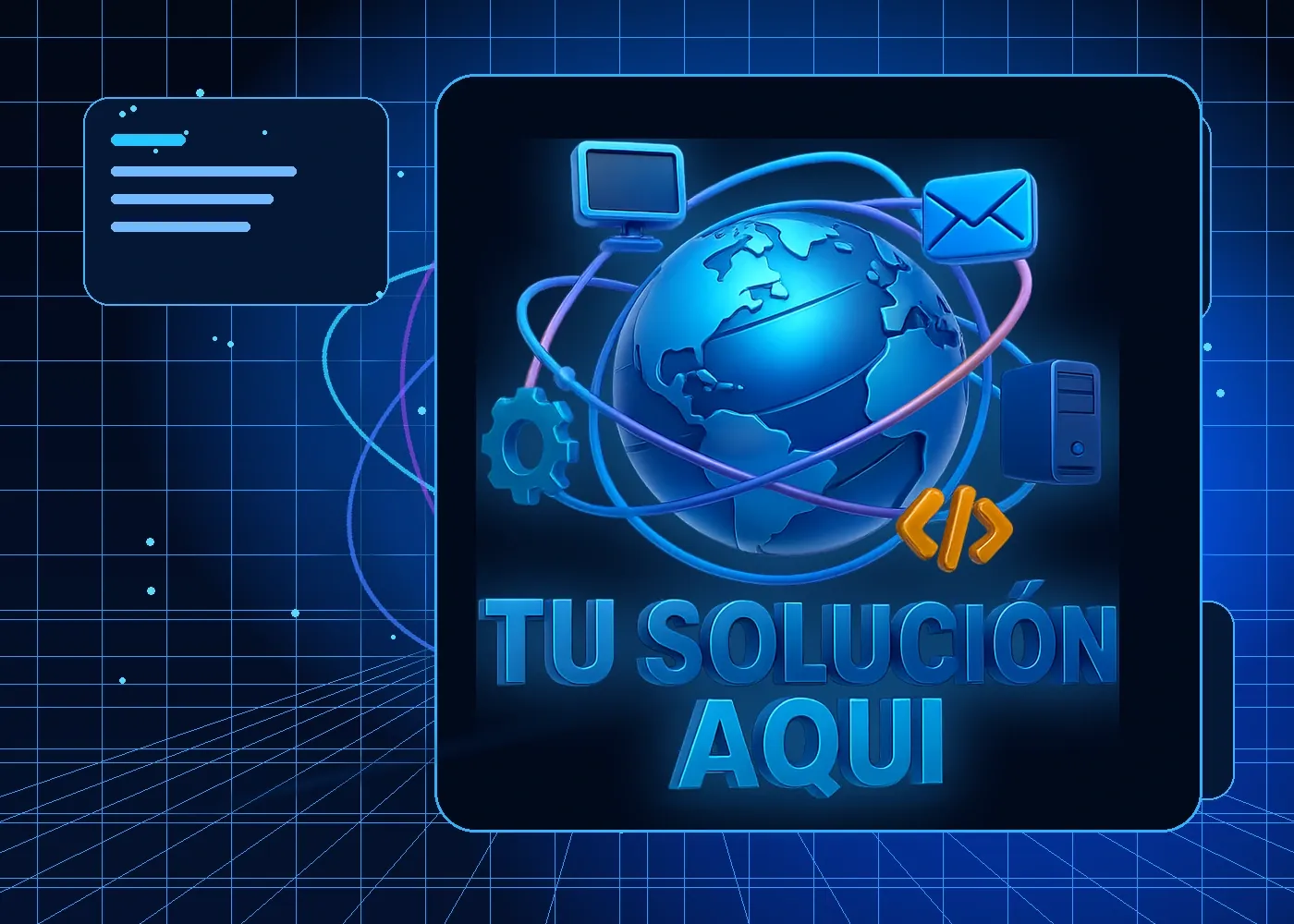 TU SOLUCION AQUI - soluciones digitales, web, sistemas, hosting y soporte